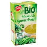 Liebig Soupe Mouliné de Légumes Verts Bio - Soupe liquide en brique familiale, 1L