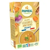 Priméal Soupe Velouté de légumes anciens bio - Soupe liquide en brique familiale, 1L