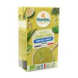 Priméal Soupe Velouté légumes verts bio sans sel ajouté - Soupe liquide en brique familiale, 1L