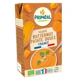 Priméal Soupe Velouté buternut et patate douce bio - Soupe liquide en brique familiale, 1L