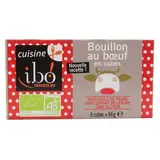 Ibo Bouillon de boeuf en cube bio, 6x11g