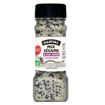 Danival Mix sésame & ail noir bio à saupoudrer, 45g