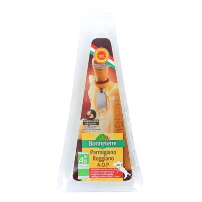 Bonneterre Parmigiano Reggiano pointe AOP bio, 150g
