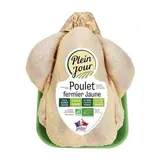Plein Jour Poulet Fermier Jaune Bio, environ 1,35kg