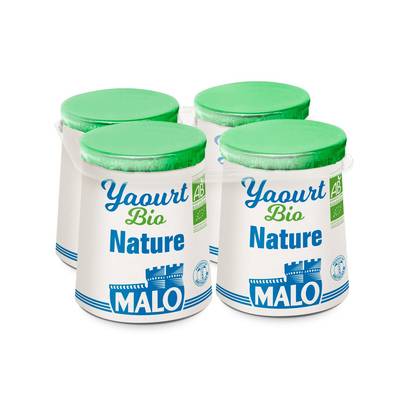 Malo Yaourt Bio Nature, 4x125g