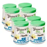 Malo Yaourt Bio Vanille, Lot de 2 - 4x125g