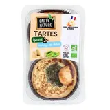 Carte Nature Tarte Épinards et Chèvre Bio, 2x115g
