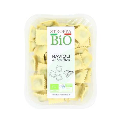 Stroppa Pastificio Ravioli Basilic Bio, 250g