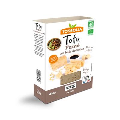 Tossolia Tofu Fumé Bio, 2x100g
