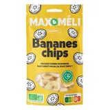Max et Méli Bananes chips bio, 125g
