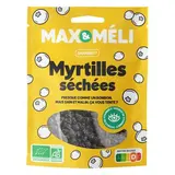 Max et Méli Myrtilles séchée bio, 125g