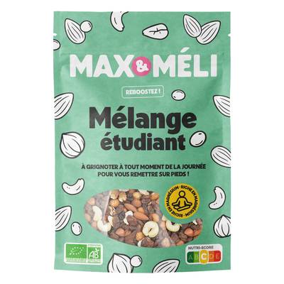 Max et Méli Mélange étudiant bio, 1Kg