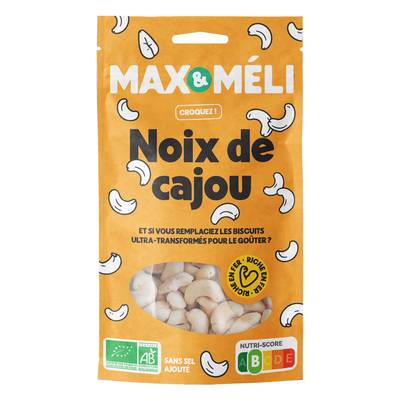 Max et Méli Noix de Cajou, Bio, 250g