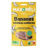 Max et Méli Bananes Séchées d'Équateur Bio, 250g