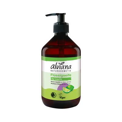 Alviana Savon Liquide au citron vert bio, 500ml