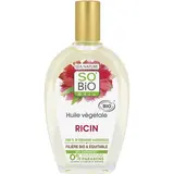 SO'BIO ETIC Huile végétale Ricin bio, 100 % origine naturelle, 50ml