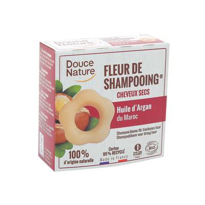 Douce Nature Shampooing solide cheveux sec Cosmébio, 85g
