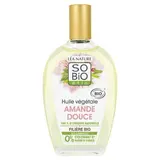 SO'BIO ETIC Huile végétale Amande douce bio, 100 % origine naturelle, 50ml