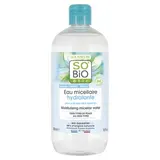 SO'BIO ETIC Eau micellaire hydratante, jus d'Aloe vera bio équitable, tous types de peaux, 500ml