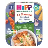 Hipp - La Mamma Cannelloni aux Légumes Bio Plat Bébé Dès 15 mois, 250g