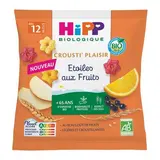 Hipp - Crousti Plaisir Étoiles aux Fruits Bio Dès 12 Mois, 30g