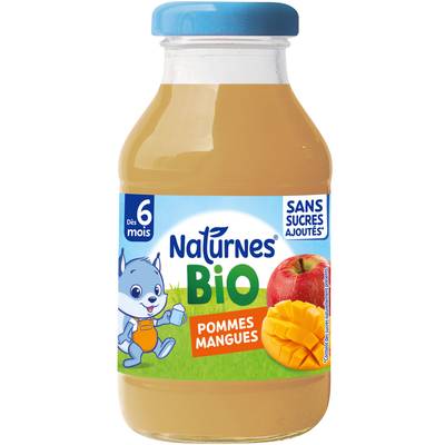 Naturnes® Pomme Mangue Bio Boisson Bébé Dés 6 mois, 20cl