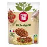 Céréal Bio Haché Végétal façon Bolognaise au Soja Vegan Bio en sachet micro-ondable, 250g