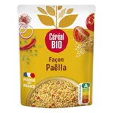 Céréal Bio Riz Soja Légumes Façon Paella Vegan Bio en sachet micro-ondable, 220g