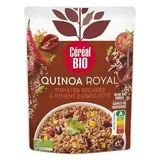 Céréal Bio Quinoa Royal Tomates Séchées et Piment d'Espelette Vegan Bio en sachet micro-ondable, 220g