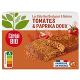Céréal Bio 2 Galettes Végétales Quinoa Boulgour Tomate Bio, 200g