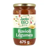 Jardin Bio Etic Ravioli aux légumes bio en bocal, 675g