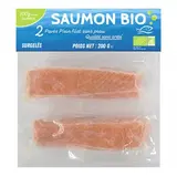 Pavé de Saumon Bio sans peau sans arête, 2x100g