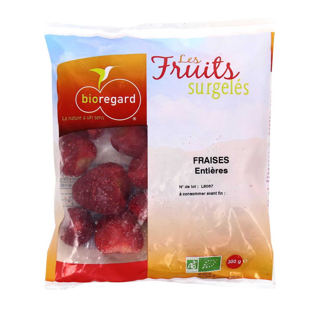 Bioregard Fraises entières Bio, 300g