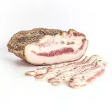 Le Chariot à fromages, Artisan Fromager Guanciale Lard en Tranche, environ 200g