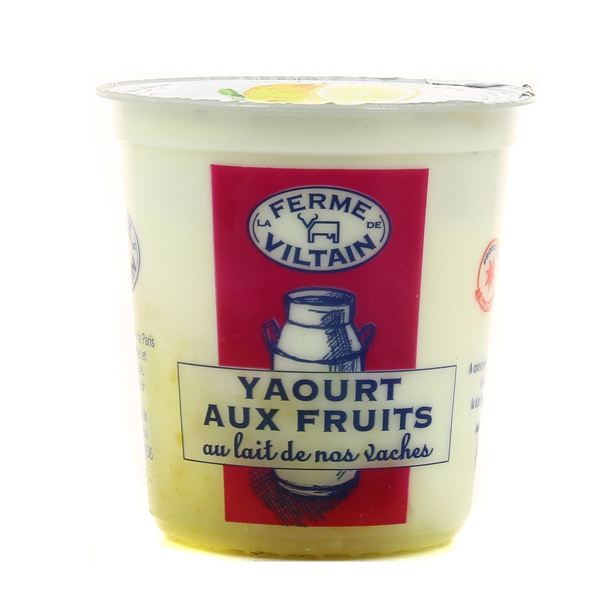 Ferme de Viltain Yaourt Bicouche Citron Yuzu, 180g