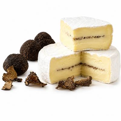 Androuet, Maître Fromager Cremeux de Bourgogne affiné à la Truffe - Lait de vache pateurisé, 200g