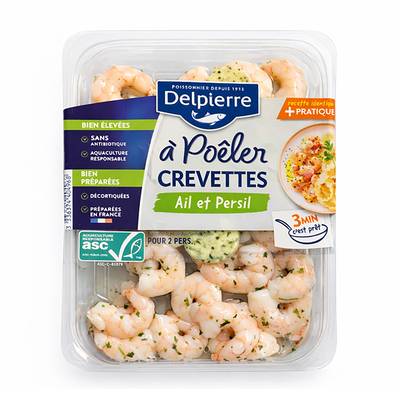 Delpierre Crevette Ail & Persil, 180g