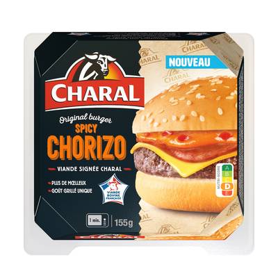 Charal Original Burger Spicy Chorizo, 155g
