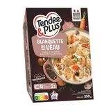 Tendre & Plus Blanquette de Veau Sauce à la Crème et Petits Légumes, 350g
