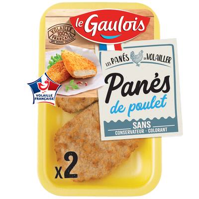 Le Gaulois Panés de Poulet, 2x100g