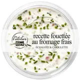 Atelier Blini Recette Fouétée au Fromage Frais Echalote et Ciboulette à Tartiner, 140g