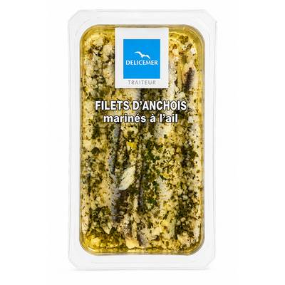 La Barre Anchois marinés à l'Ail, 200g