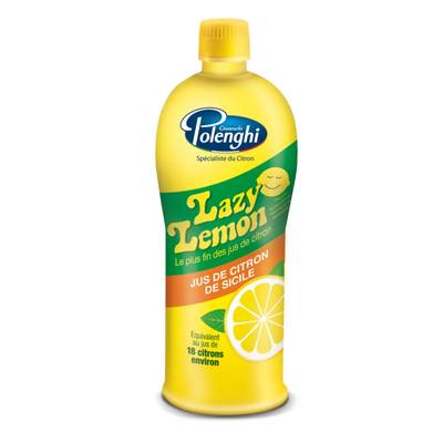 Lazy Lemon Jus de Citron Jaune de Sicile, 50cl