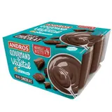 Andros Gourmand et Végétal Dessert végétal chocolat amande, 4x100g