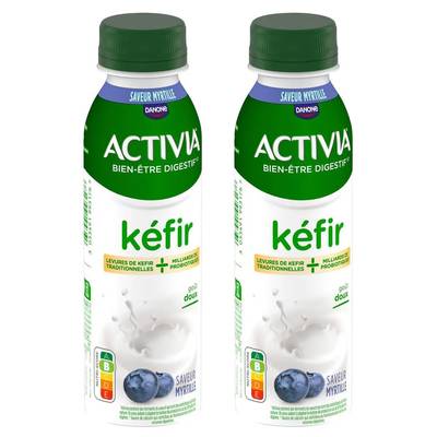 Activia Kéfir myrtille, Lot de 2x280g