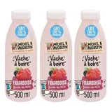 Michel et Augustin Yaourt à Boire Framboise, pointe de mûre, Lot de 3x500ml