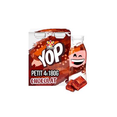 Yop Yaourt à boire chocolat, 4x180g