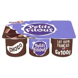 Petits Filous Yaourt chocolat, 6x100g