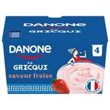 Danone Yaourt à la grecque fraise, 4x110g