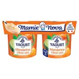 Mamie Nova Gourmand Mandarine - Citron vert, 2x150g